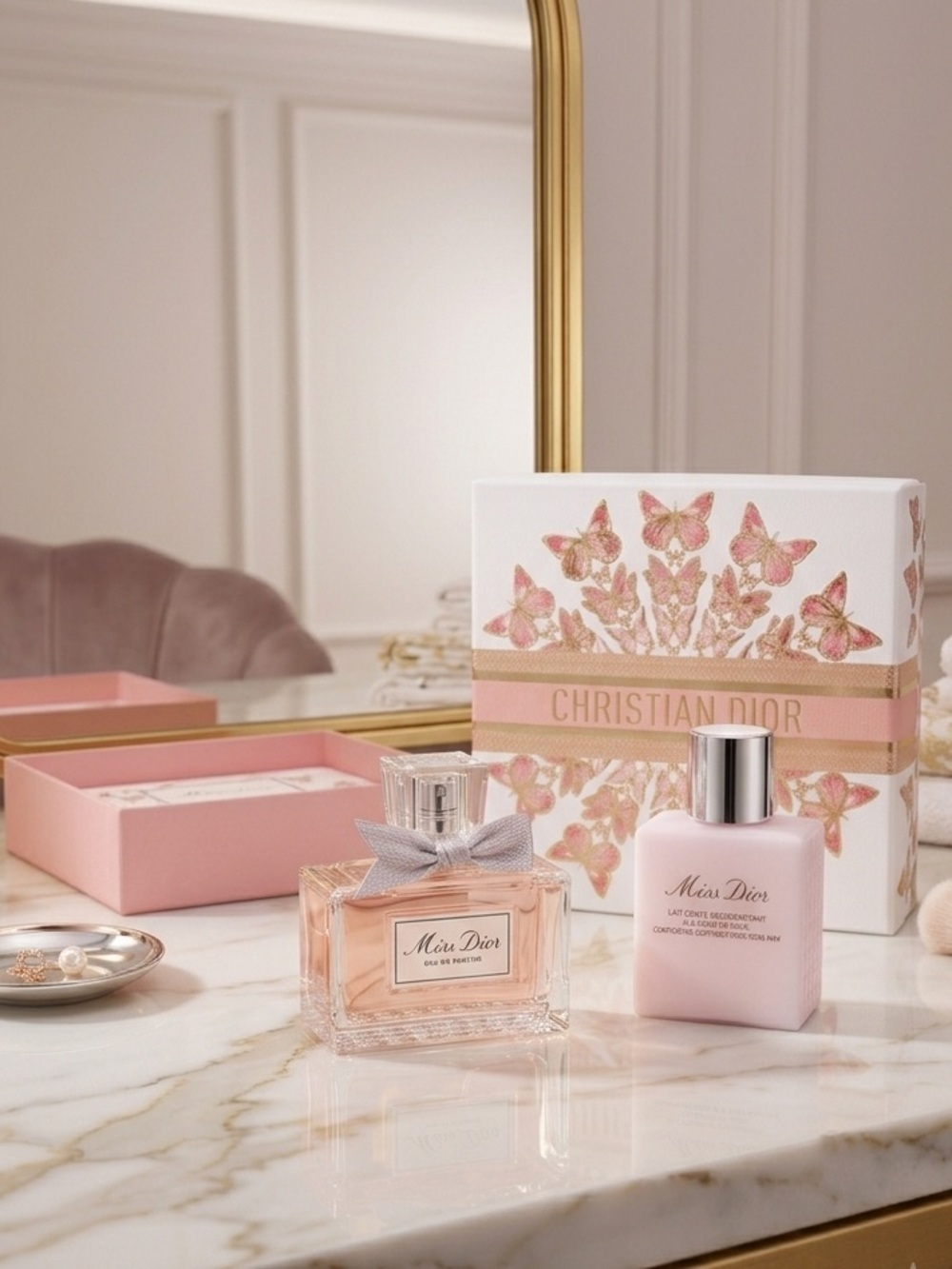 NWT Miss Dior Eau de Parfum & Body Milk Luxury Gift Set | Butterfly Box - Picture 8 of 10